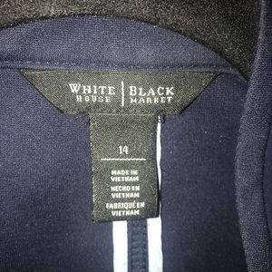 WhiteHouseBlackMarket Navy Blazer With Buttons